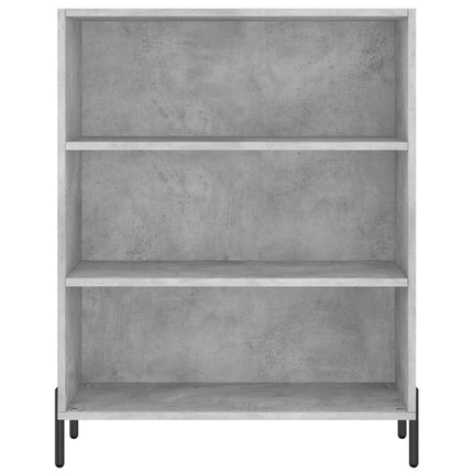 skab 69,5x32,5x90 cm konstrueret træ betongrå