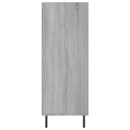 skab 69,5x32,5x90 cm konstrueret træ grå sonoma-eg