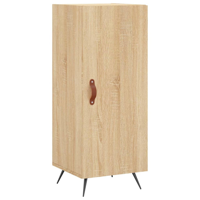 skænk 34,5x34x90 cm konstrueret træ sonoma-eg