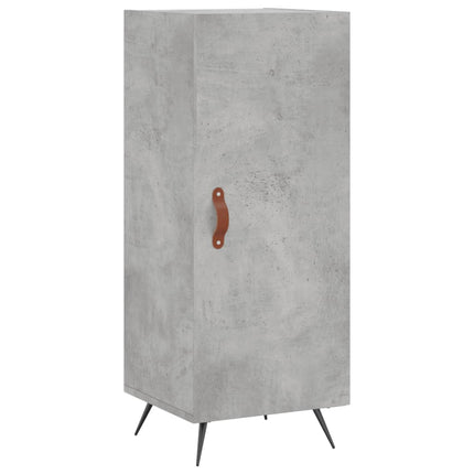 skænk 34,5x34x90 cm konstrueret træ betongrå
