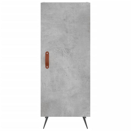 skænk 34,5x34x90 cm konstrueret træ betongrå