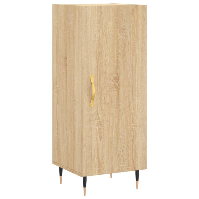 skænk 34,5x34x90 cm konstrueret træ sonoma-eg