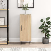 skænk 34,5x34x90 cm konstrueret træ sonoma-eg