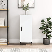 skænk 34,5x34x90 cm konstrueret træ hvid