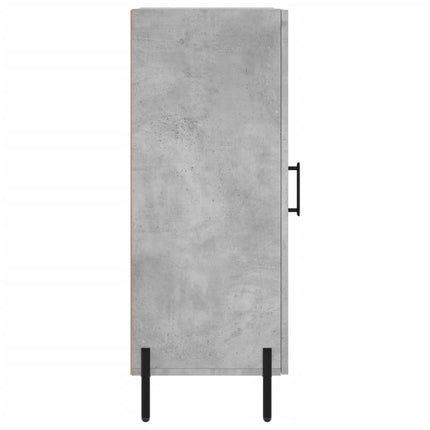 skænk 34,5x34x90 cm konstrueret træ betongrå
