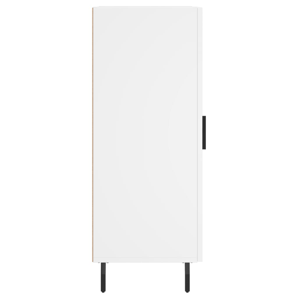 skænk 34,5x34x90 cm konstrueret træ hvid