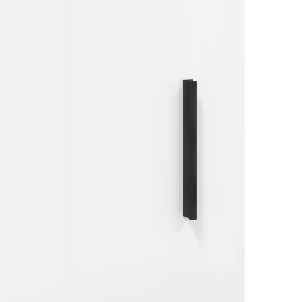 skænk 34,5x34x90 cm konstrueret træ hvid