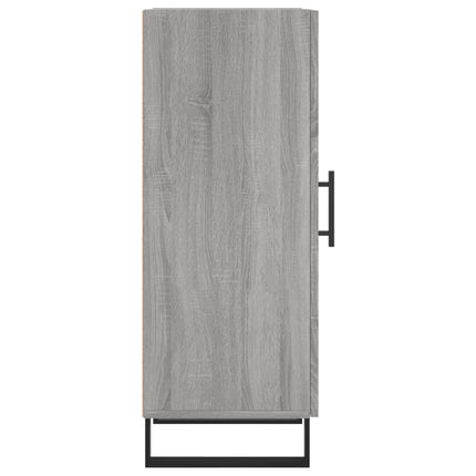 skænk 34,5x34x90 cm konstrueret træ grå sonoma-eg