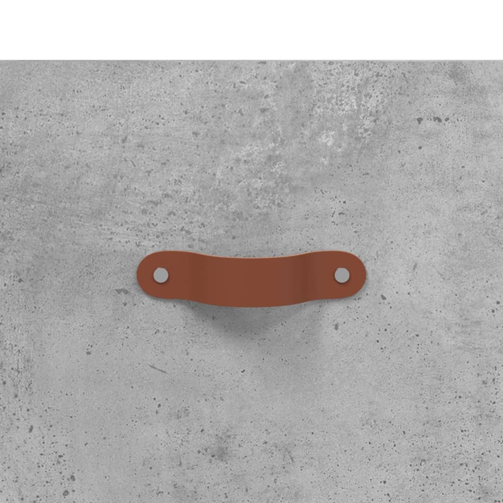 skænk 34,5x34x90 cm konstrueret træ betongrå