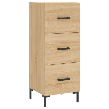 skænk 34,5x34x90 cm konstrueret træ sonoma-eg