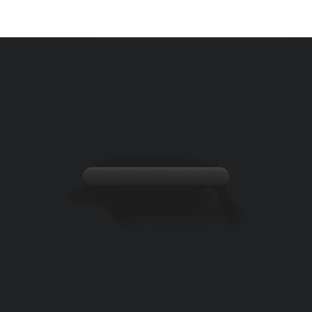 skænk 34,5x34x90 cm konstrueret træ sort