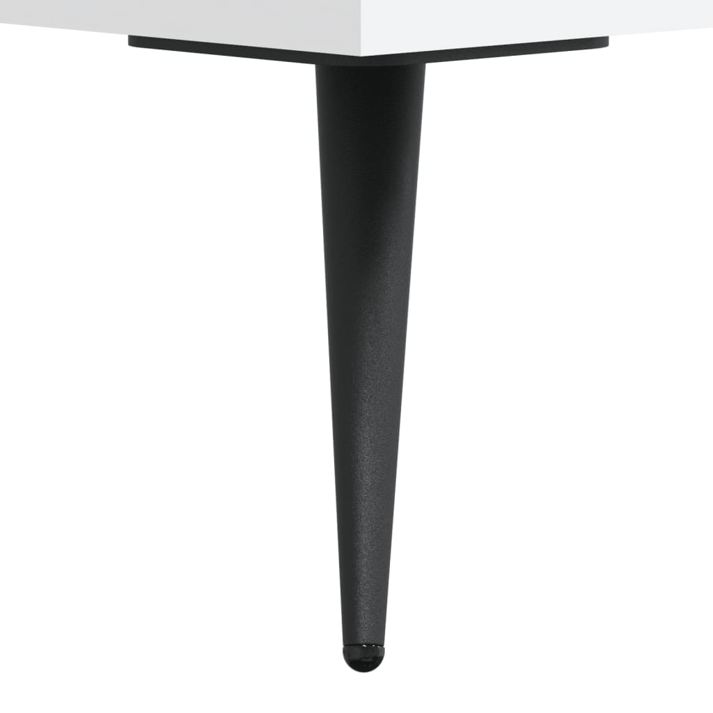 hyldeskab 34,5x32,5x90 cm konstrueret træ hvid