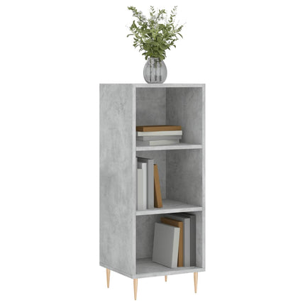 skænk 34,5x32,5x90 cm konstrueret træ betongrå
