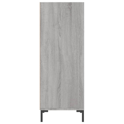 skænk 34,5x32,5x90 cm konstrueret træ grå sonoma-eg