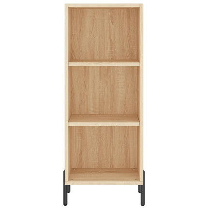 skænk 34,5x32,5x90 cm konstrueret træ sonoma-eg