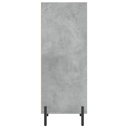 skænk 34,5x32,5x90 cm konstrueret træ betongrå
