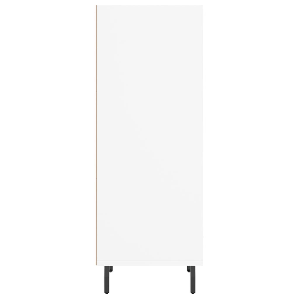 skænk 34,5x32,5x90 cm konstrueret træ hvid