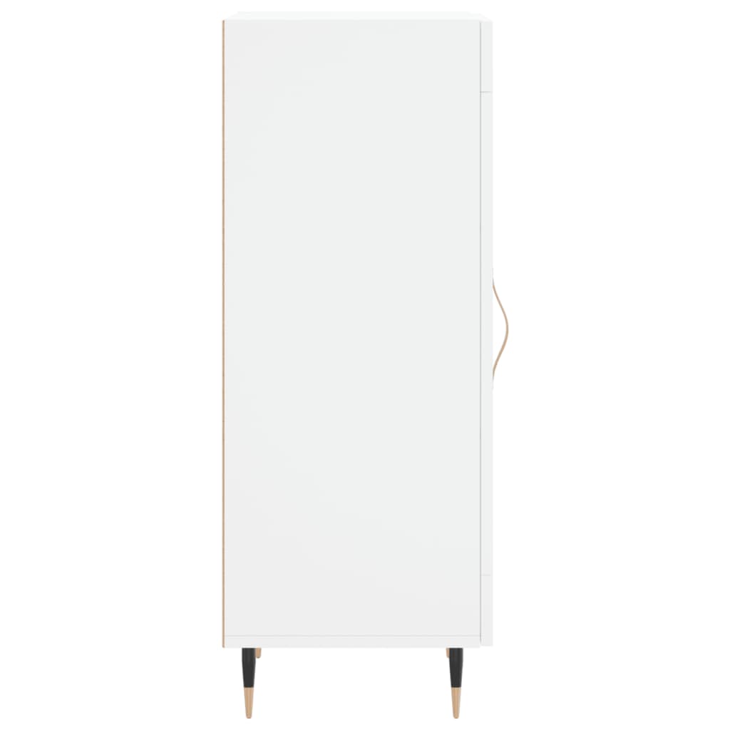 skænk 34,5x34x90 cm konstrueret træ hvid