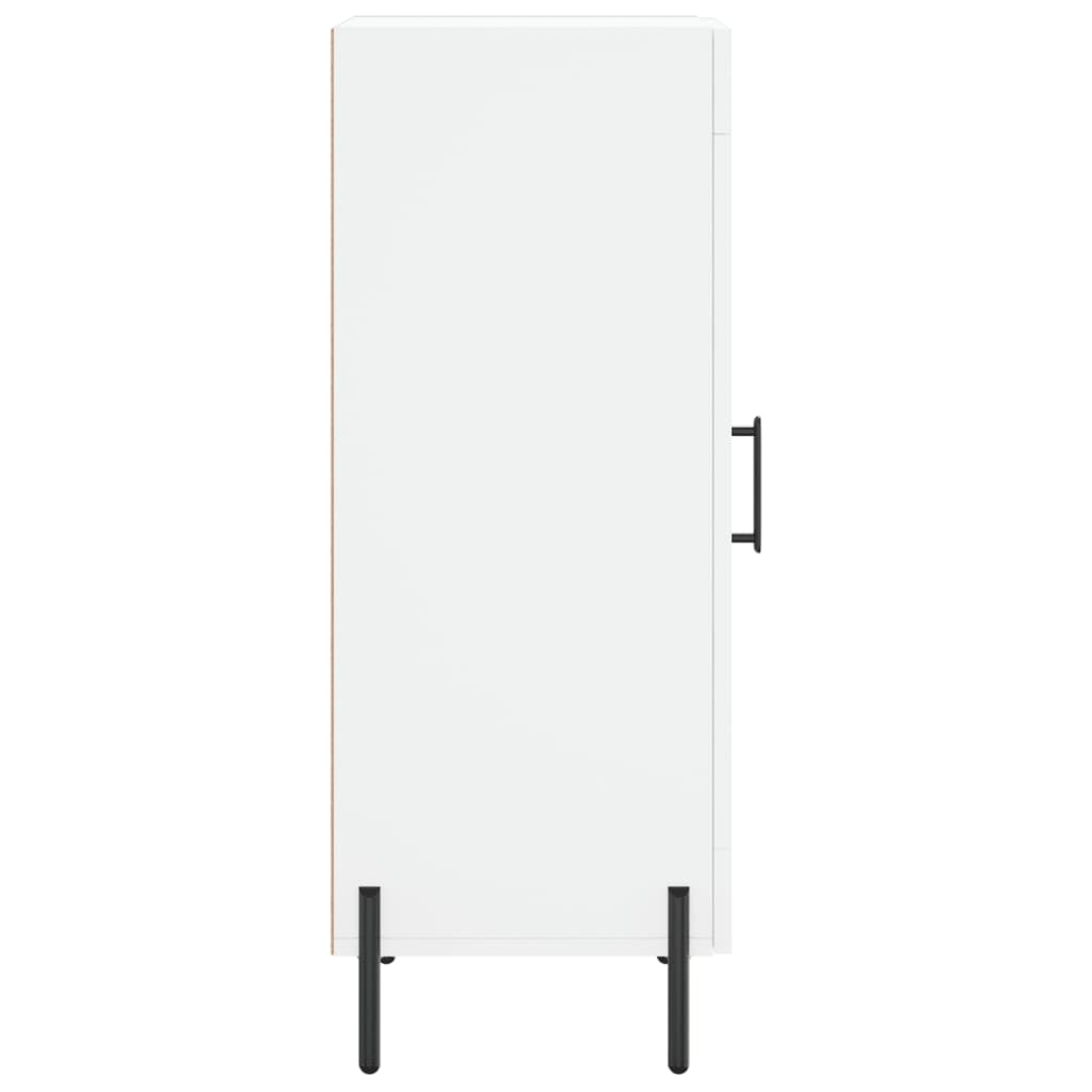 skænk 34,5x34x90 cm konstrueret træ hvid