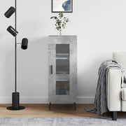 skænk 34,5x34x90 cm konstrueret træ betongrå