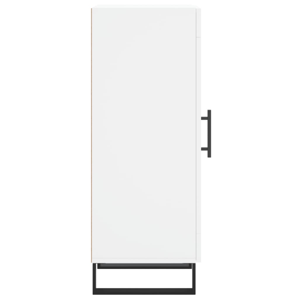 skænk 34,5x34x90 cm konstrueret træ hvid