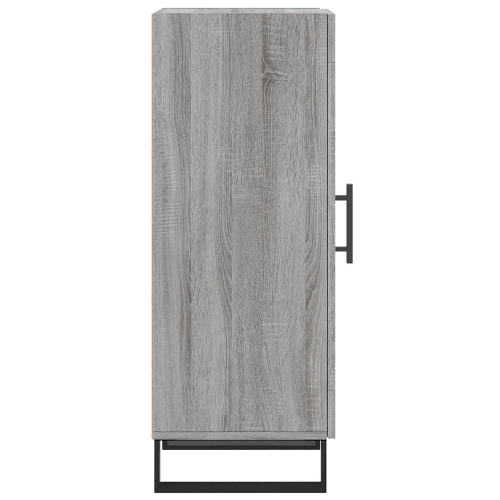 skænk 34,5x34x90 cm konstrueret træ grå sonoma-eg