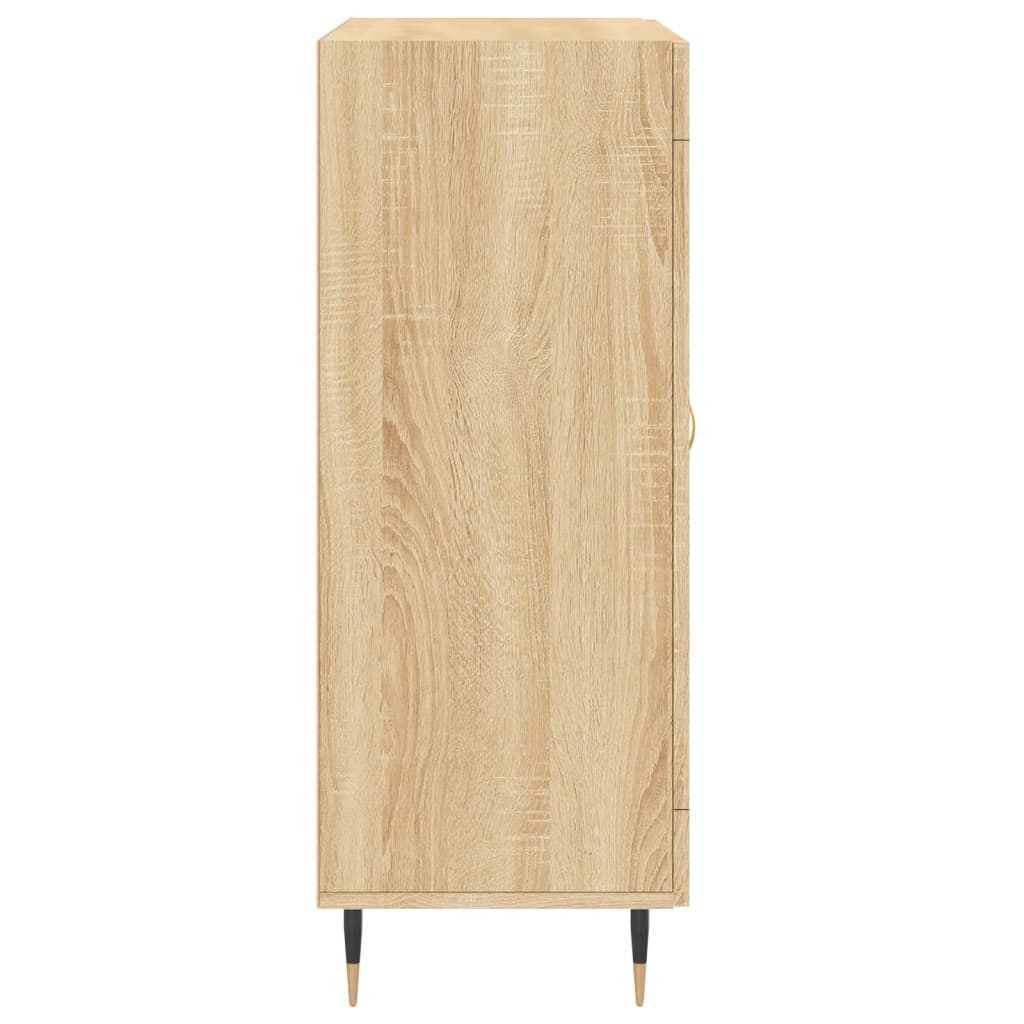 skænk 69,5x34x90 cm konstrueret træ sonoma-eg