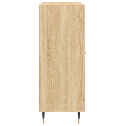skænk 69,5x34x90 cm konstrueret træ sonoma-eg