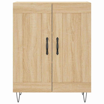skænk 69,5x34x90 cm konstrueret træ sonoma-eg
