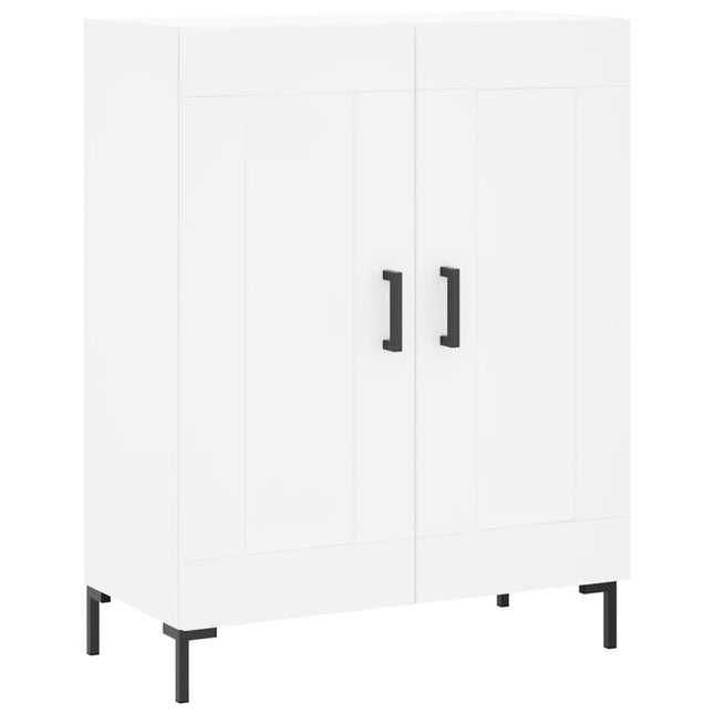 skænk 69,5x34x90 cm konstrueret træ hvid