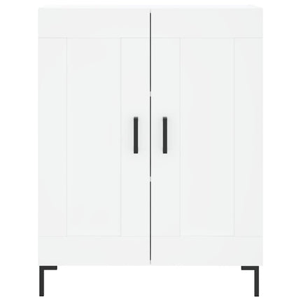 skænk 69,5x34x90 cm konstrueret træ hvid