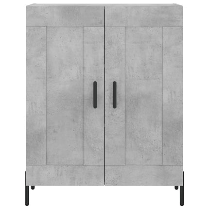 skænk 69,5x34x90 cm konstrueret træ betongrå