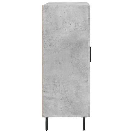skænk 69,5x34x90 cm konstrueret træ betongrå