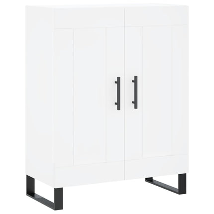 skænk 69,5x34x90 cm konstrueret træ hvid