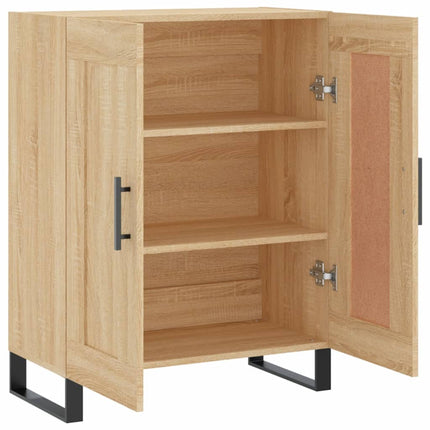 skænk 69,5x34x90 cm konstrueret træ sonoma-eg
