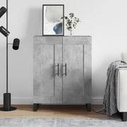 skænk 69,5x34x90 cm konstrueret træ betongrå