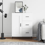 skænk 69,5x34x90 cm konstrueret træ hvid