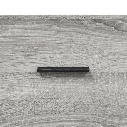 skænk 69,5x34x90 cm konstrueret træ grå sonoma-eg
