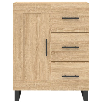 skænk 69,5x34x90 cm konstrueret træ sonoma-eg