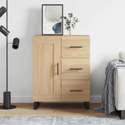 skænk 69,5x34x90 cm konstrueret træ sonoma-eg