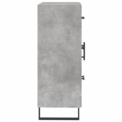 skænk 69,5x34x90 cm konstrueret træ betongrå