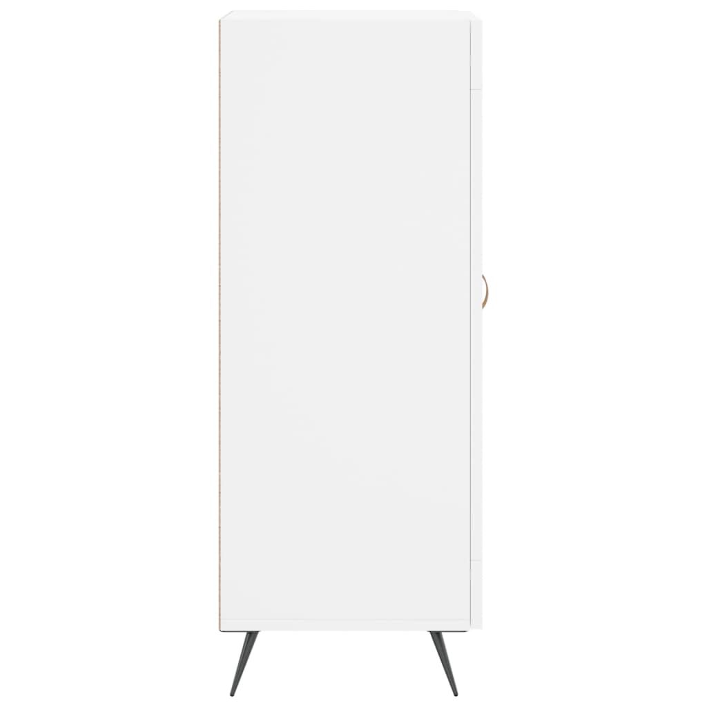 skænk 34,5x34x90 cm konstrueret træ hvid