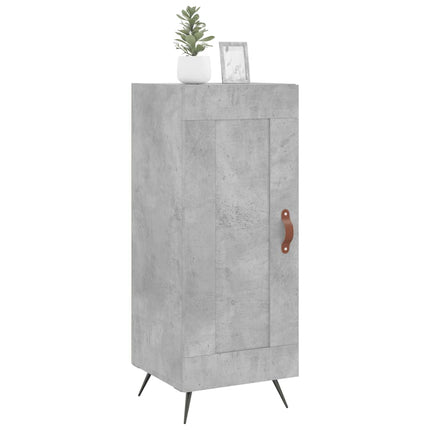 skænk 34,5x34x90 cm konstrueret træ betongrå