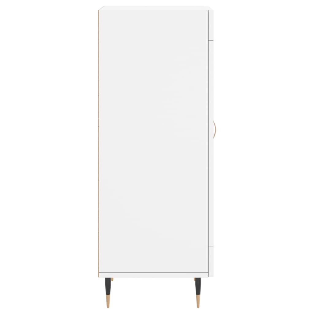 skænk 34,5x34x90 cm konstrueret træ hvid