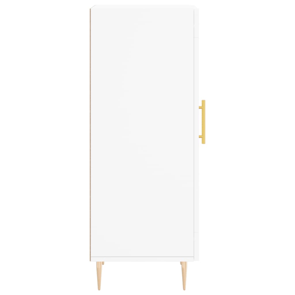 skænk 34,5x34x90 cm konstrueret træ hvid