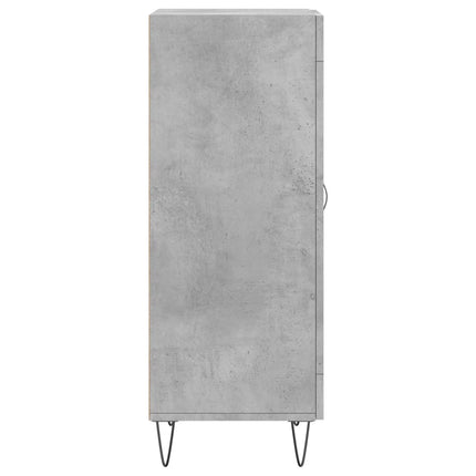 skænk 34,5x34x90 cm konstrueret træ betongrå