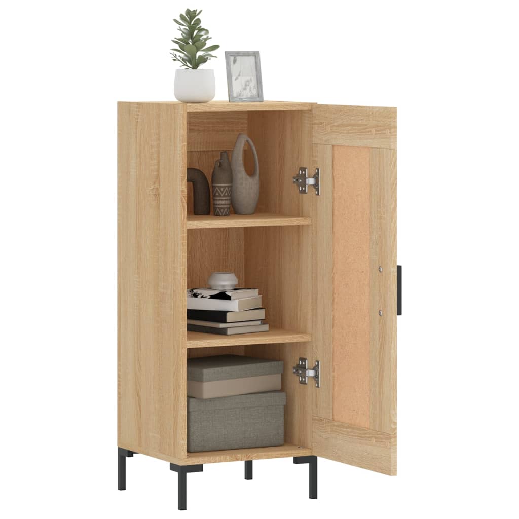 skænk 34,5x34x90 cm konstrueret træ sonoma-eg