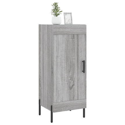 skænk 34,5x34x90 cm konstrueret træ grå sonoma-eg