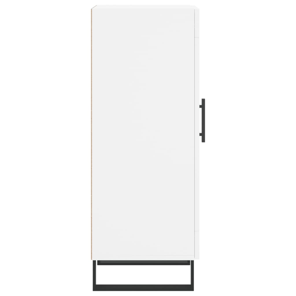 skænk 34,5x34x90 cm konstrueret træ hvid