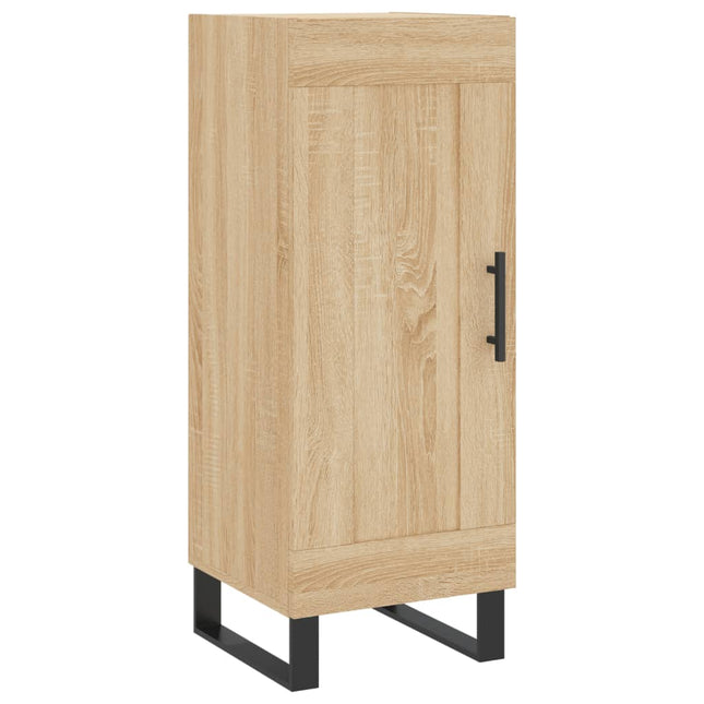 skænk 34,5x34x90 cm konstrueret træ sonoma-eg